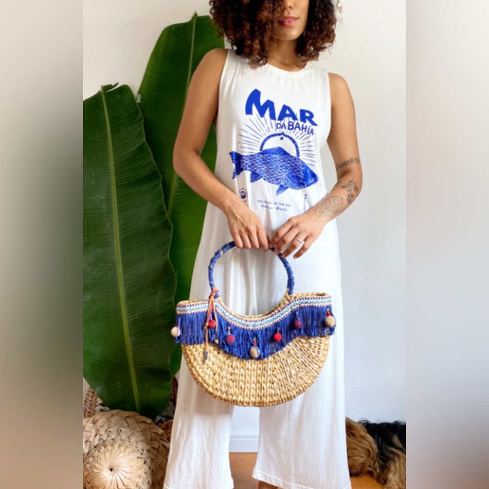 NWOT Farm Rio Mar Da Bahia sleeveless T-Shirt Jumper Size L